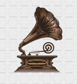 Antiker Grammophon